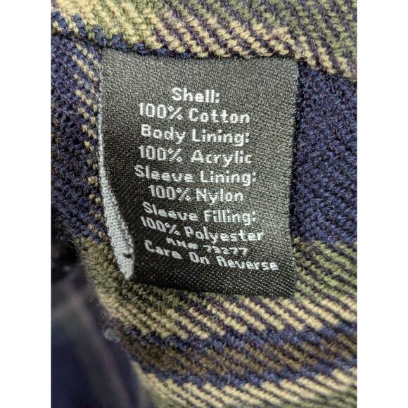 VTG Sonoma Chore Jacket Mens XL Denim Barn Coat Corduroy Collar Flannel Lined - Picture 5 of 13